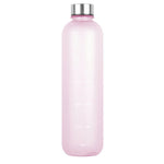 Large-Capacity Transparent Frosted Water Bottle 1L